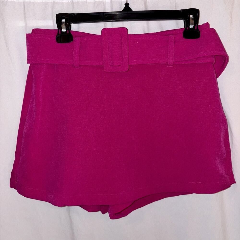 Japna Skort Womens Medium Hot Pink Skirt Shorts Wrap Corp Preppy Twee NWT
